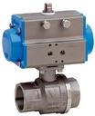 2 pc Stainless Steel Ball Valve with Air Actuator