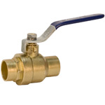 Ball Valve - Brass, Two-Piece, Full Port, C x C