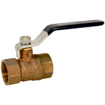 Ball Valve - Brass, Two-Piece, Standard Port, NPT x NPT